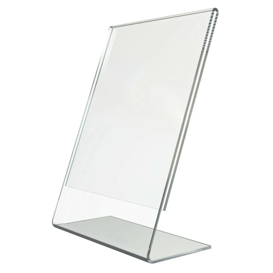 Acrylic Display Stand A4 Angled – Tent Card Holder, Clear Transparent, A4 Size Price in Jordan Acrylic Display Stand A4 Angled – Tent Card Holder, Clear Transparent, A4 Size - Buy Online in Jordan | OfficeJo