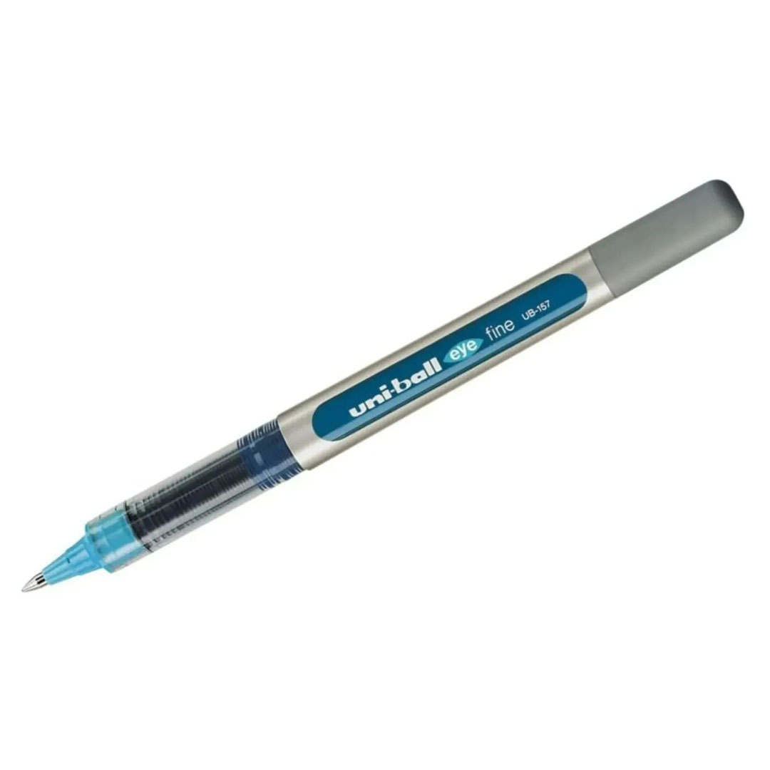 Uni-Ball Eye Fine UB-157 Rollerball Pen – 0.7mm, Light Blue, Waterproof Ink Price in Jordan Uni-Ball Eye Fine UB-157 Rollerball Pen – 0.7mm, Light Blue, Waterproof Ink - Buy Online in Jordan | OfficeJo