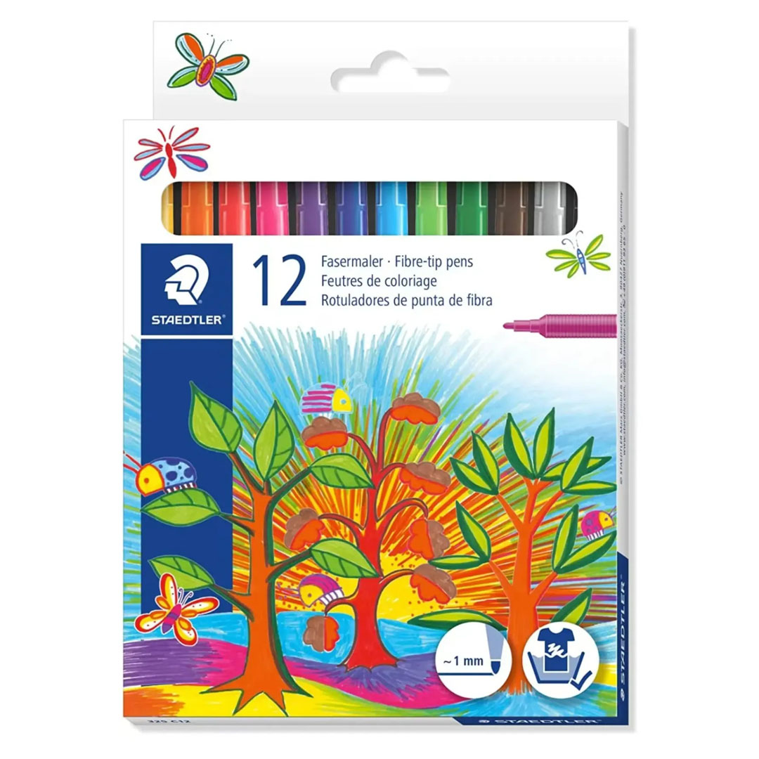 Staedtler Noris Club Fibre-Tip Markers – Pack of 12, ~1.0mm Line Width, EN 71 Compliant Price in Jordan Staedtler Noris Club Fibre-Tip Markers – Pack of 12, ~1.0mm Line Width, EN 71 Compliant - Buy Online in Jordan | OfficeJo