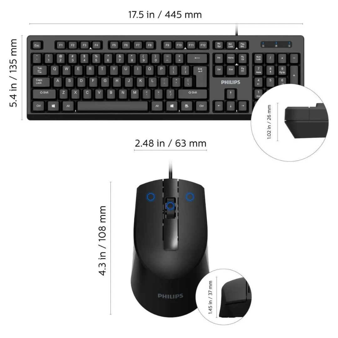 Philips MK234 USB Keyboard and Mouse Combo – 104 Keys, Wired USB, Black Price in Jordan Philips MK234 USB Keyboard and Mouse Combo – 104 Keys, Wired USB, Black - Buy Online in Jordan | OfficeJo