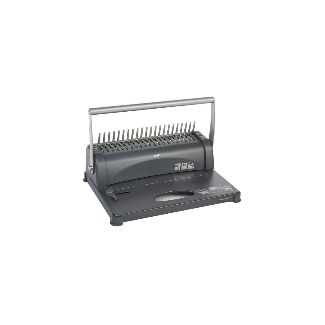 Deli Comb Binding Machine – A4/A3, 350 Sheet Capacity, 12 Sheet Punch Price in Jordan Deli Comb Binding Machine – A4/A3, 350 Sheet Capacity, 12 Sheet Punch - Buy Online in Jordan | OfficeJo