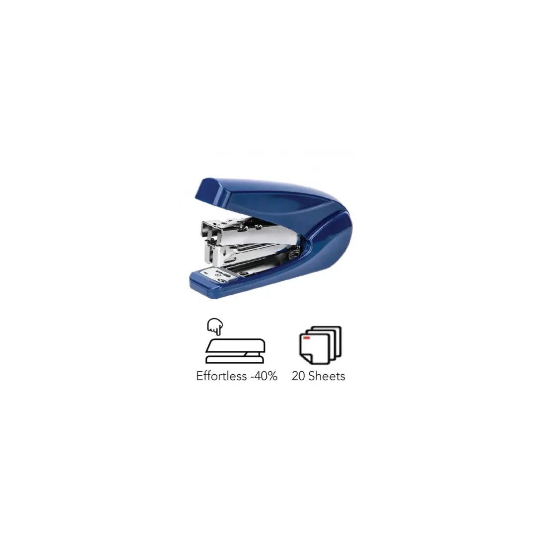 Deli Effortless Stapler 0421 – 20 Sheets Capacity, 24/6 & 26/6 Staples, Blue Price in Jordan Deli Effortless Stapler 0421 – 20 Sheets Capacity, 24/6 & 26/6 Staples, Blue - Buy Online in Jordan | OfficeJo