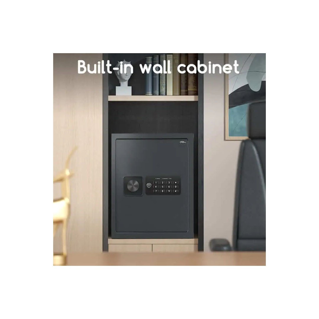 Deli ET535 Digital Safe – Key/Password Unlock, 500x350x330mm, 3/2mm Steel Price in Jordan Deli ET535 Digital Safe – Key/Password Unlock, 500x350x330mm, 3/2mm Steel - Buy Online in Jordan | OfficeJo