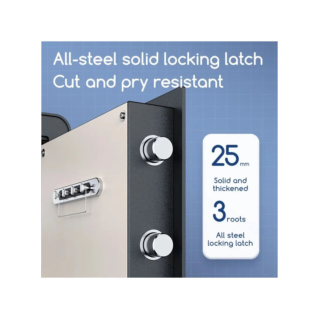 Deli Digital Safe – H450×W380×D320mm, Key/Password Unlock, LCD Display Price in Jordan Deli Digital Safe – H450×W380×D320mm, Key/Password Unlock, LCD Display - Buy Online in Jordan | OfficeJo