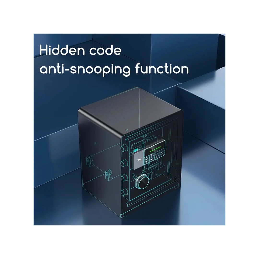 Deli Digital Safe – H450×W380×D320mm, Key/Password Unlock, LCD Display Price in Jordan Deli Digital Safe – H450×W380×D320mm, Key/Password Unlock, LCD Display - Buy Online in Jordan | OfficeJo