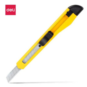 Deli Expect Cutter 9mm – Snap-Off Blade, Auto Lock, Soft Touch Handle Price in Jordan Deli Expect Cutter 9mm – Snap-Off Blade, Auto Lock, Soft Touch Handle - Buy Online in Jordan | OfficeJo