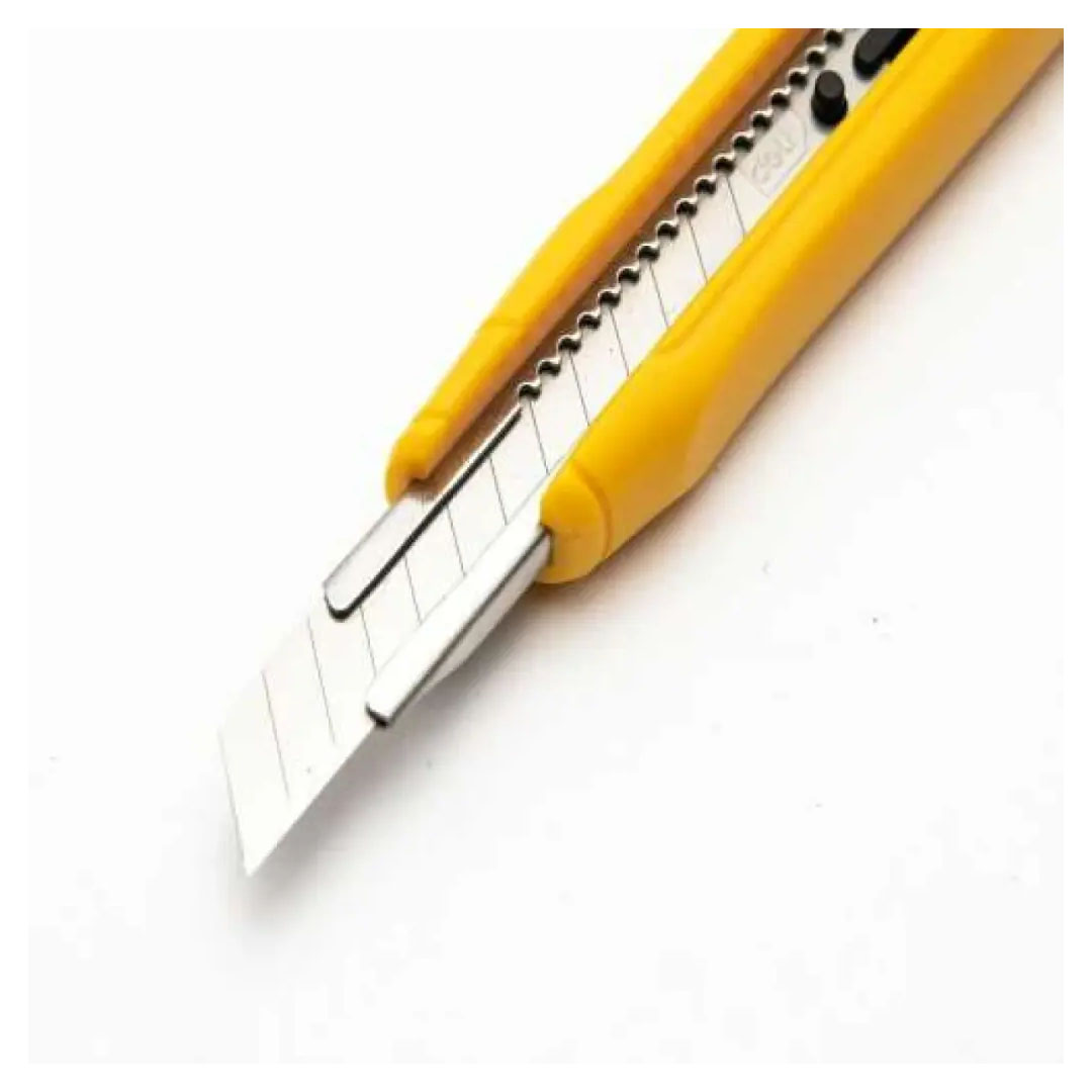 Deli Expect Cutter 9mm – Snap-Off Blade, Auto Lock, Soft Touch Handle Price in Jordan Deli Expect Cutter 9mm – Snap-Off Blade, Auto Lock, Soft Touch Handle - Buy Online in Jordan | OfficeJo