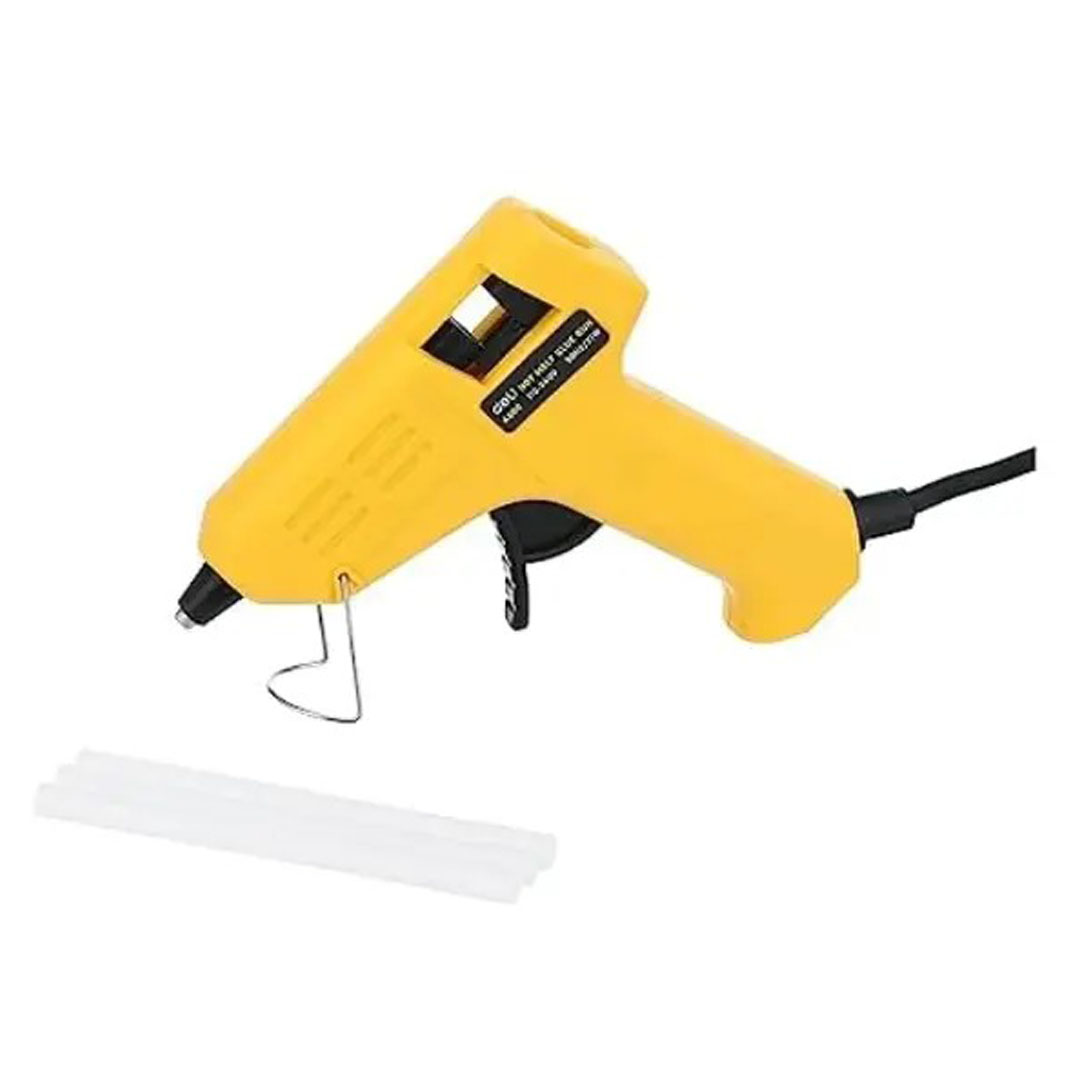 Deli Hot Melt Glue Gun – Yellow, Hard Plastic Body, 3-5 Min Heat-Up, 5m Wire Price in Jordan Deli Hot Melt Glue Gun – Yellow, Hard Plastic Body, 3-5 Min Heat-Up, 5m Wire - Buy Online in Jordan | OfficeJo