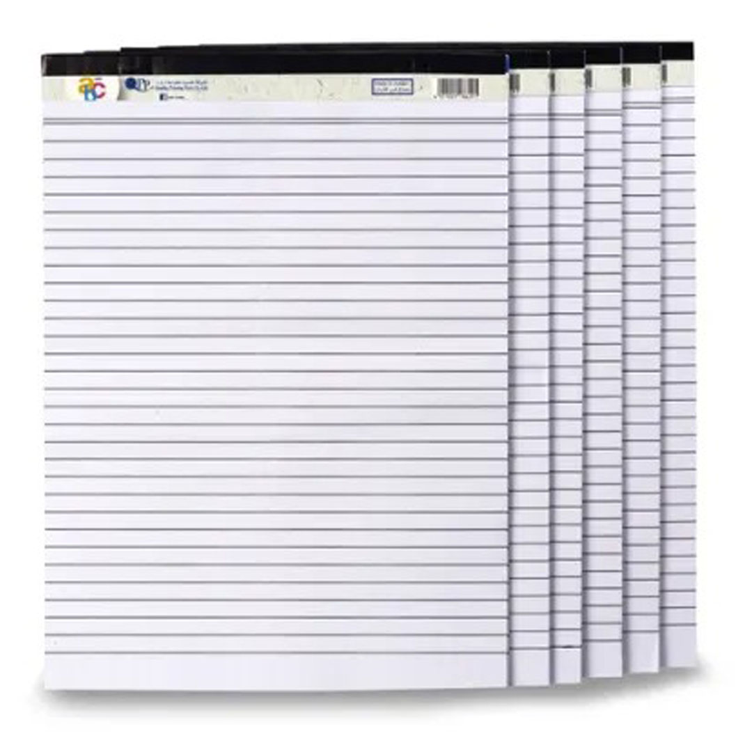 ABC A4 Writing Pad – White, Ruled, Perforated, Pack of 12 (40 Sheets Each) Price in Jordan ABC A4 Writing Pad – White, Ruled, Perforated, Pack of 12 (40 Sheets Each) - Buy Online in Jordan | OfficeJo