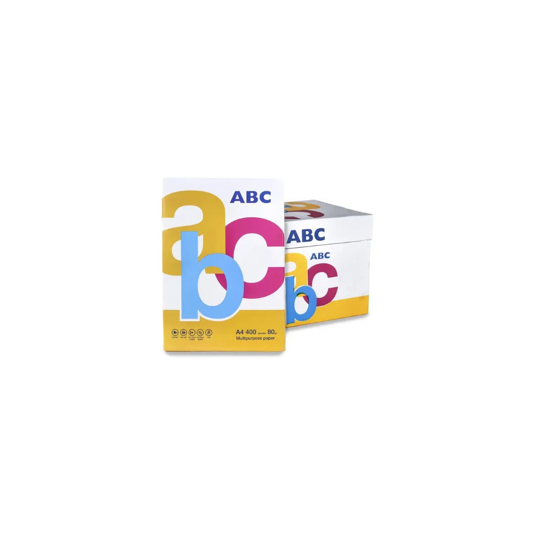 ABC Copy Paper A4 – 80gsm, 400 Sheets, Ultra White, Multi-Purpose Price in Jordan ABC Copy Paper A4 – 80gsm, 400 Sheets, Ultra White, Multi-Purpose - Buy Online in Jordan | OfficeJo
