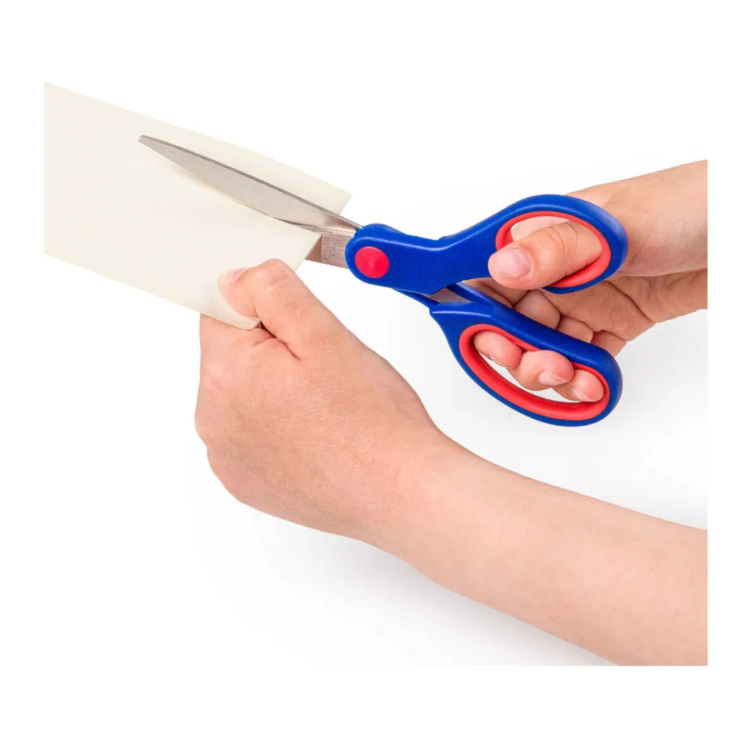 Staedtler Noris Club Small Hobby Scissors 14cm – Stainless Steel, Rounded Blades, Ergonomic Grip Price in Jordan Staedtler Noris Club Small Hobby Scissors 14cm – Stainless Steel, Rounded Blades, Ergonomic Grip - Buy Online in Jordan | OfficeJo