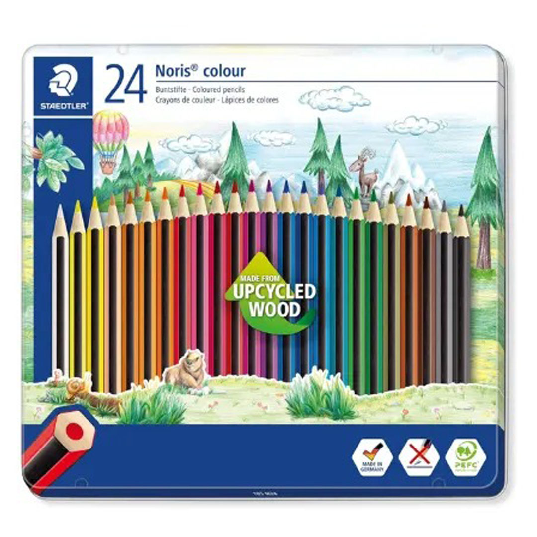 Staedtler Colouring Pencils – 24 Assorted Colours, Hexagonal, Pre-Sharpened, Upcycled Wood Price in Jordan Staedtler Colouring Pencils – 24 Assorted Colours, Hexagonal, Pre-Sharpened, Upcycled Wood - Buy Online in Jordan | OfficeJo