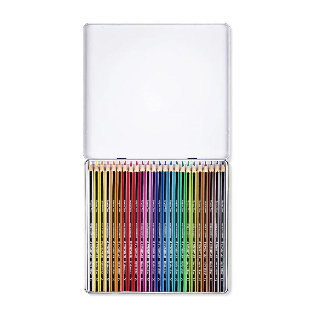 Staedtler Colouring Pencils – 24 Assorted Colours, Hexagonal, Pre-Sharpened, Upcycled Wood Price in Jordan Staedtler Colouring Pencils – 24 Assorted Colours, Hexagonal, Pre-Sharpened, Upcycled Wood - Buy Online in Jordan | OfficeJo
