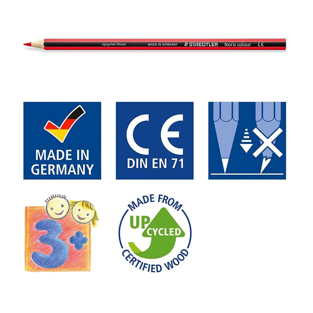 Staedtler Colouring Pencils – 24 Assorted Colours, Hexagonal, Pre-Sharpened, Upcycled Wood Price in Jordan Staedtler Colouring Pencils – 24 Assorted Colours, Hexagonal, Pre-Sharpened, Upcycled Wood - Buy Online in Jordan | OfficeJo