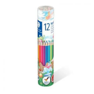 Staedtler Metal Tin 12 Colored Pencils – Assorted Colors, Hexagonal Shape, Break-Resistant - Buy Online in Jordan | OfficeJo