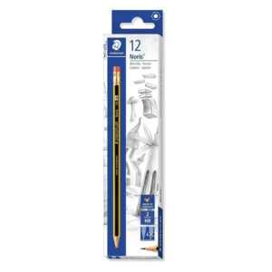 Staedtler Noris Rubber Tip Pencils – Pack of 12, Break-Resistant, PVC & Latex-Free Eraser - Buy Online in Jordan | OfficeJo