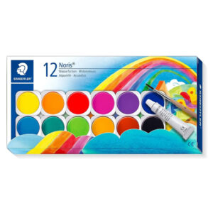 Staedtler Noris Club Watercolor Set – 12 Brilliant Colors, Includes Brush & Tube White Price in Jordan Staedtler Noris Club Watercolor Set – 12 Brilliant Colors, Includes Brush & Tube White - Buy Online in Jordan | OfficeJo