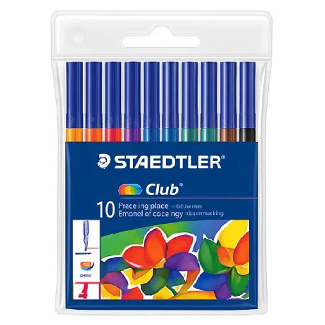 Staedtler Noris Club 326 Coloring Pens – Pack of 10, 1.0mm Line, Dry Safe Price in Jordan Staedtler Noris Club 326 Coloring Pens – Pack of 10, 1.0mm Line, Dry Safe - Buy Online in Jordan | OfficeJo