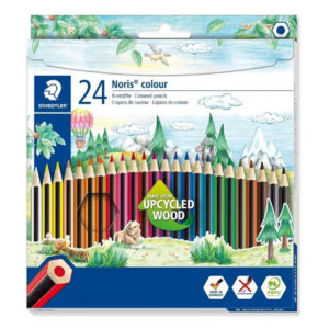 Staedtler Noris Colouring Pencils – Multi Colours, Pack of 24, WOPEX Material, Break Resistant - Buy Online in Jordan | OfficeJo