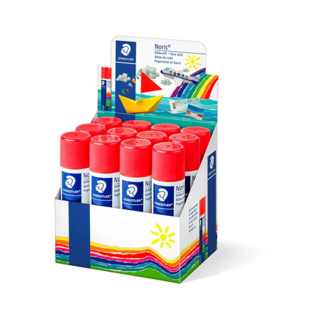 Staedtler Noris Large Glue Stick 40g – Solvent-Free, Safe for Kids, No Mess Price in Jordan Staedtler Noris Large Glue Stick 40g – Solvent-Free, Safe for Kids, No Mess - Buy Online in Jordan | OfficeJo