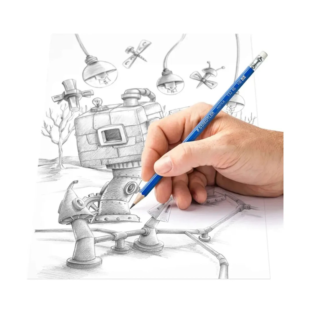 Staedtler Noris Pencil with Eraser – Blue, Pack of 12 Price in Jordan Staedtler Noris Pencil with Eraser – Blue, Pack of 12 - Buy Online in Jordan | OfficeJo