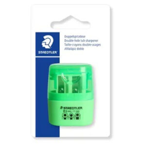Staedtler Double-Hole Pencil Sharpener Tub – Neon Colours, 8mm & 11mm Holes Price in Jordan Staedtler Double-Hole Pencil Sharpener Tub – Neon Colours, 8mm & 11mm Holes - Buy Online in Jordan | OfficeJo