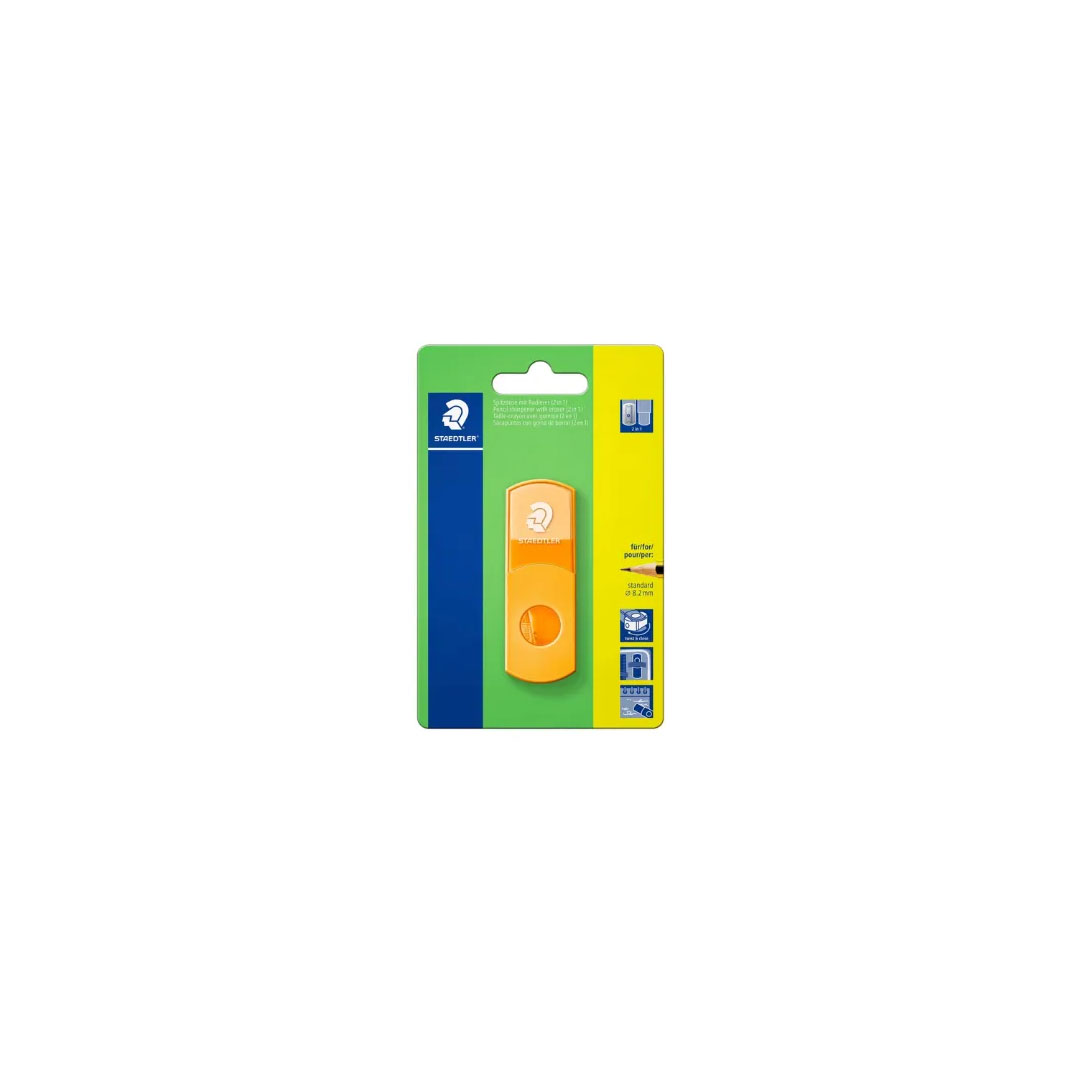Staedtler Sharpener with Eraser 2in1 – 8.2mm Pencils, 23° Angle, 5 Neon Colours Price in Jordan Staedtler Sharpener with Eraser 2in1 – 8.2mm Pencils, 23° Angle, 5 Neon Colours - Buy Online in Jordan | OfficeJo