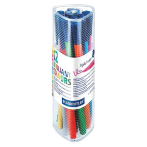 Staedtler Triplus Colour Fibre-Tip Pens – 1.0mm Tip, Triangular Grip, Pack of 12 Price in Jordan Staedtler Triplus Colour Fibre-Tip Pens – 1.0mm Tip, Triangular Grip, Pack of 12 - Buy Online in Jordan | OfficeJo