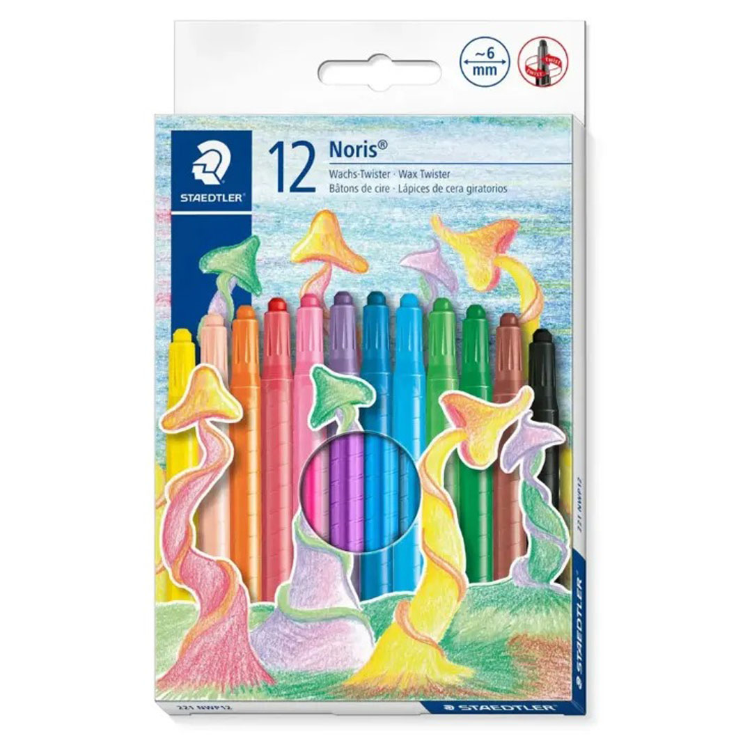 Staedtler Noris 221 Wax Twister Crayons – Pack of 12, Break-Resistant, 6mm Lead Price in Jordan Staedtler Noris 221 Wax Twister Crayons – Pack of 12, Break-Resistant, 6mm Lead - Buy Online in Jordan | OfficeJo