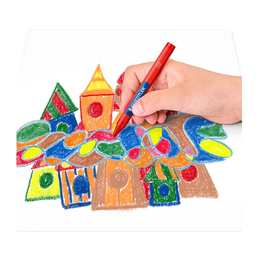 Staedtler Wax Crayons Pack of 12 – 8mm Round, Paper Sleeve, 12 Brilliant Colours Price in Jordan Staedtler Wax Crayons Pack of 12 – 8mm Round, Paper Sleeve, 12 Brilliant Colours - Buy Online in Jordan | OfficeJo
