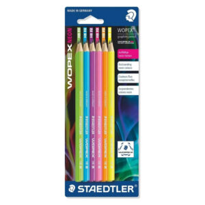 Staedtler Wopex Neon HB2 Pencils – Pack of 12, Non-Slip Surface, PEFC-Certified Wood - Buy Online in Jordan | OfficeJo