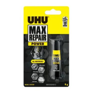 UHU Max Repair Power 8g – Flexible, Water Resistant, UV Resistant, Transparent Price in Jordan UHU Max Repair Power 8g – Flexible, Water Resistant, UV Resistant, Transparent - Buy Online in Jordan | OfficeJo