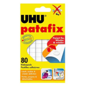 UHU Patafix Glue Pads – Removable, Reusable, White, 80 Pads per Pack Price in Jordan UHU Patafix Glue Pads – Removable, Reusable, White, 80 Pads per Pack - Buy Online in Jordan | OfficeJo