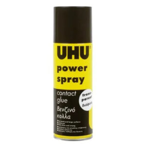 UHU Power Spray Contact Glue – Universal, Transparent, Permanent, Styrofoam Safe Price in Jordan UHU Power Spray Contact Glue – Universal, Transparent, Permanent, Styrofoam Safe - Buy Online in Jordan | OfficeJo