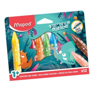 Maped Jungle Fever Jumbo Wax Crayons 12 Colors, Safe for Kids Price in Jordan Maped Jungle Fever Jumbo Wax Crayons 12 Colors, Safe for Kids - Buy Online in Jordan | OfficeJo