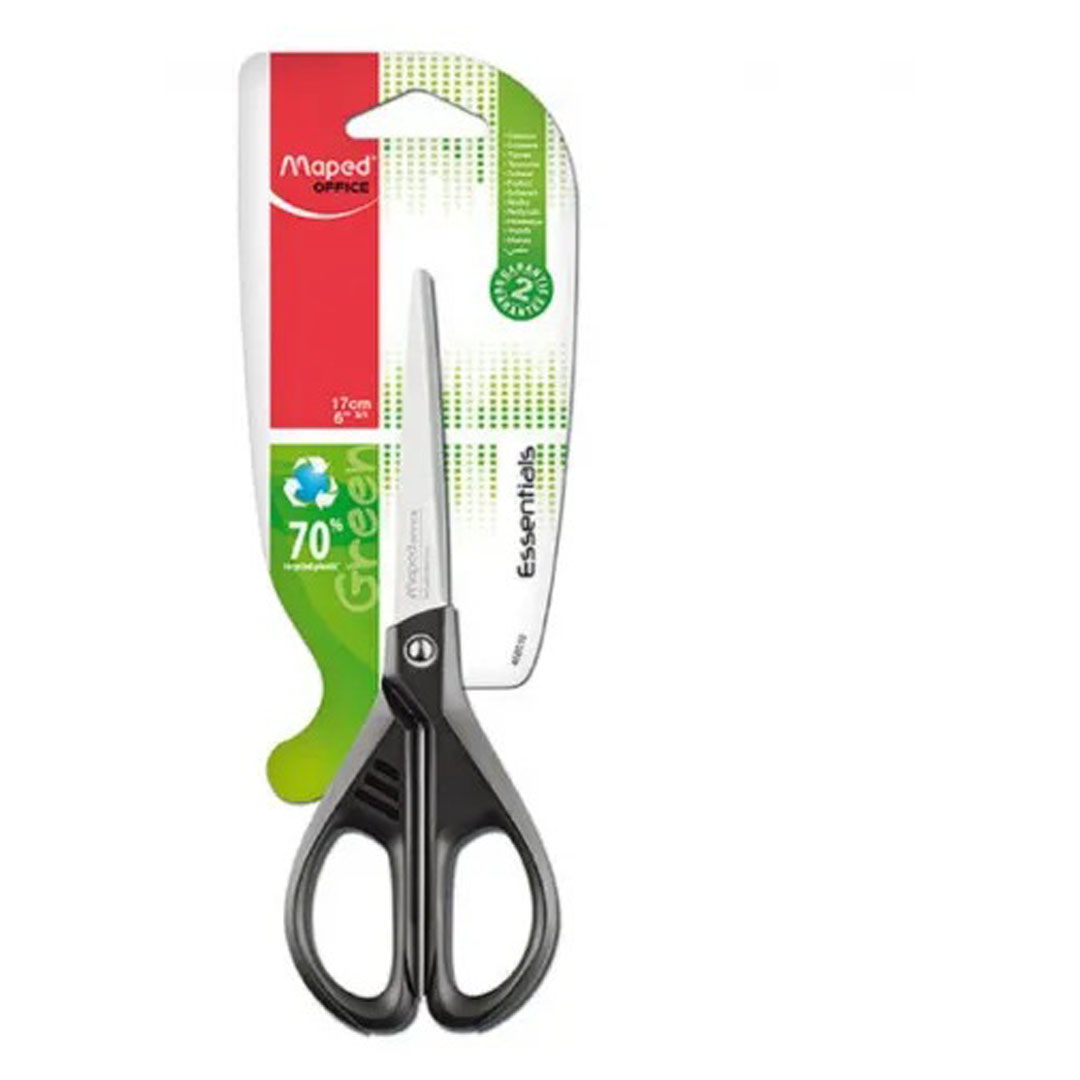 Maped Office Essentials Scissor 17cm Recycled Handles, Multi-Surface Cutting Price in Jordan Maped Office Essentials Scissor 17cm Recycled Handles, Multi-Surface Cutting - Buy Online in Jordan | OfficeJo