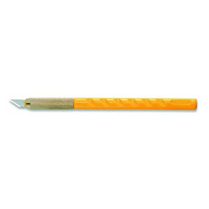 Olfa AK-1/5B Art Knife Premium Carbon Steel Blade, 5 Replacement Blades, Quick-Spin Change - Buy Online in Jordan | OfficeJo