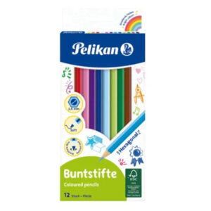 Pelikan Coloured Pencils Hexagonal Set of 12, Brilliant Colours, Soft Strokes Price in Jordan Pelikan Coloured Pencils Hexagonal Set of 12, Brilliant Colours, Soft Strokes - Buy Online in Jordan | OfficeJo