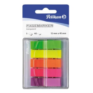 Pelikan PageMarker Transparent 5 Colors Removable, Inscribable, 12x45mm, 5x20 Sheets Price in Jordan Pelikan PageMarker Transparent 5 Colors Removable, Inscribable, 12x45mm, 5x20 Sheets - Buy Online in Jordan | OfficeJo
