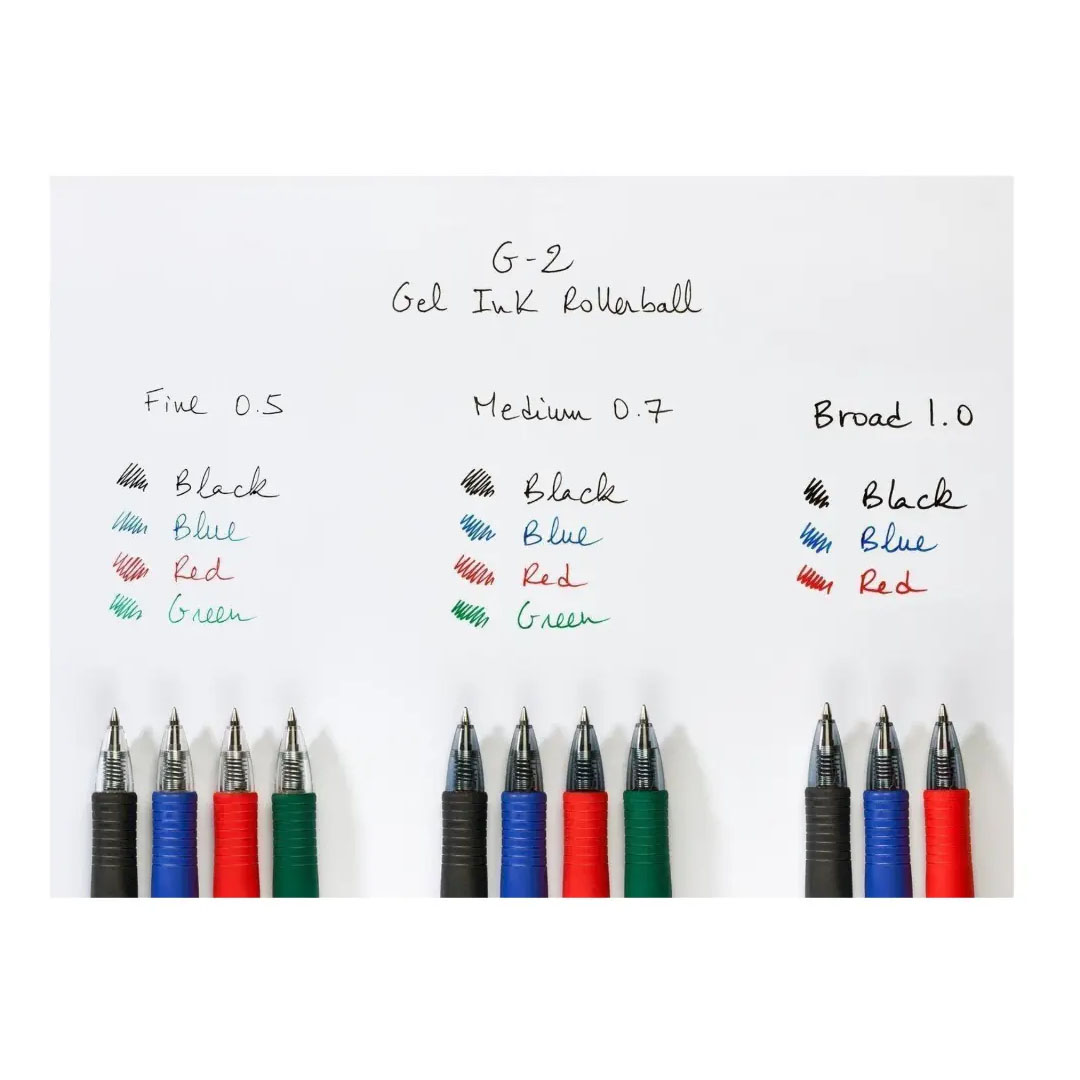 Pilot G-2 Gel Ink Rollerball Pen Medium Tip 0.7, Red, Retractable, Recycled Plastic Price in Jordan Pilot G-2 Gel Ink Rollerball Pen Medium Tip 0.7, Red, Retractable, Recycled Plastic - Buy Online in Jordan | OfficeJo