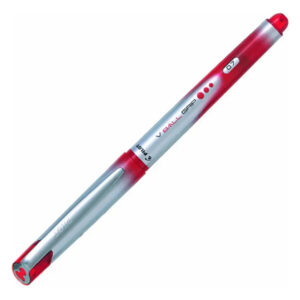 Pilot V-Ball Grip Pen Red, Pure Liquid Ink, Ergonomic Rubber Grip, Made in Japan - Buy Online in Jordan | OfficeJo