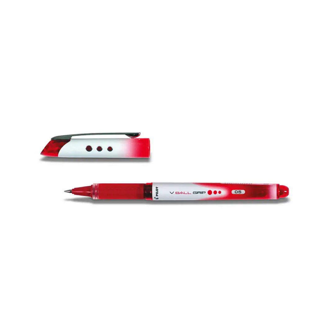 Pilot V-Ball Grip Pen Red, Pure Liquid Ink, Ergonomic Rubber Grip, Made in Japan Price in Jordan Pilot V-Ball Grip Pen Red, Pure Liquid Ink, Ergonomic Rubber Grip, Made in Japan - Buy Online in Jordan | OfficeJo