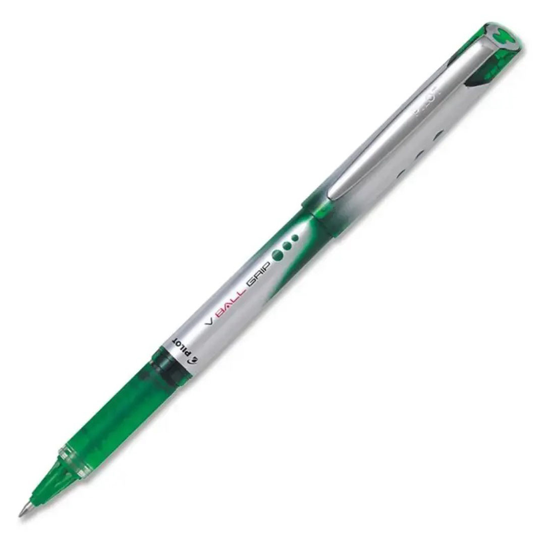 Pilot V Ball Grip Pen 0.7mm Green Liquid Rollerball, Skip-Free, Dimpled Rubber Grip Price in Jordan Pilot V Ball Grip Pen 0.7mm Green Liquid Rollerball, Skip-Free, Dimpled Rubber Grip - Buy Online in Jordan | OfficeJo