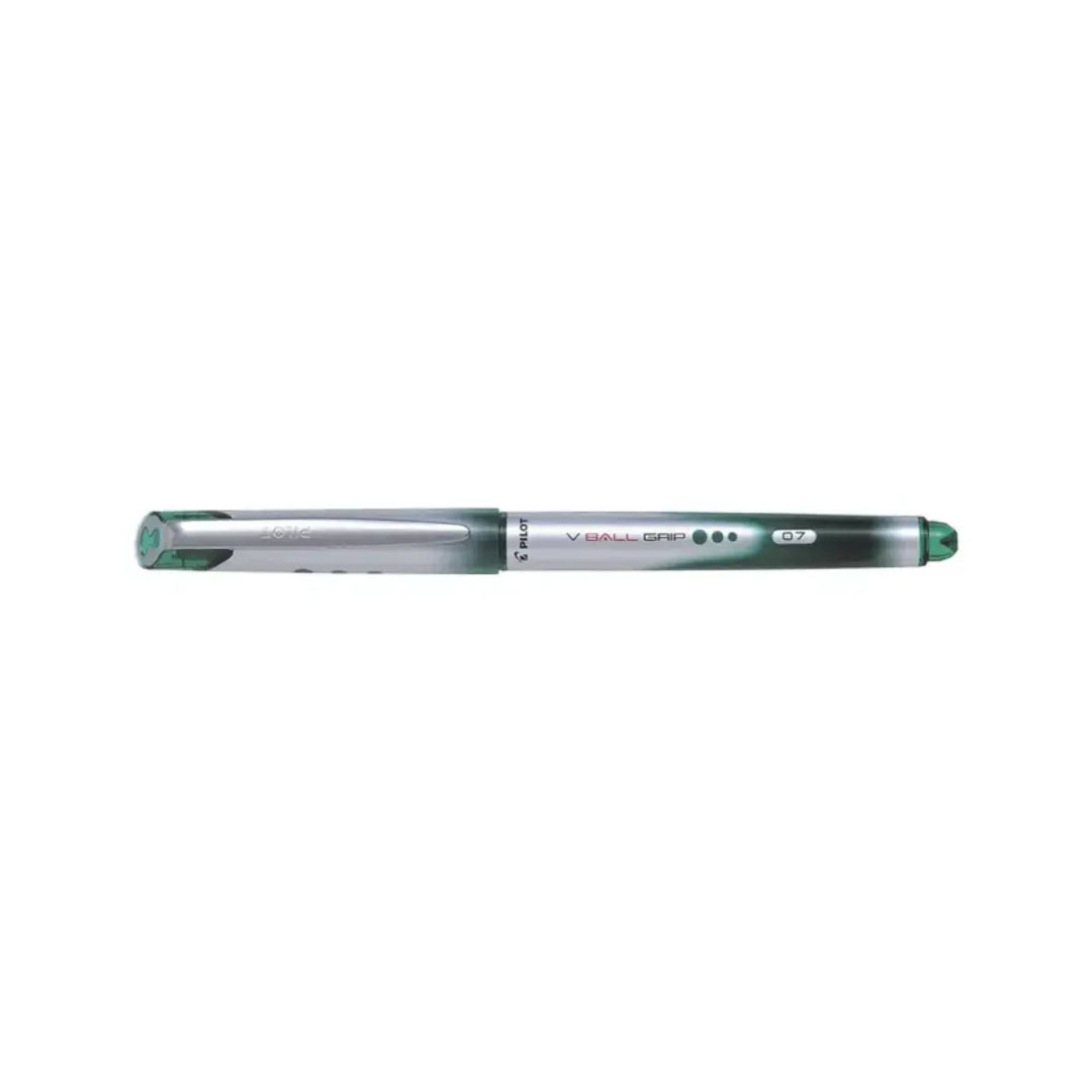 Pilot V Ball Grip Pen 0.7mm Green Liquid Rollerball, Skip-Free, Dimpled Rubber Grip Price in Jordan Pilot V Ball Grip Pen 0.7mm Green Liquid Rollerball, Skip-Free, Dimpled Rubber Grip - Buy Online in Jordan | OfficeJo