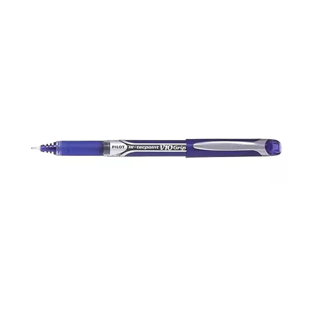 Pilot Hi-Tecpoint V10 Grip Liquid Ink Pen 1.0mm Tip, Blue, Made in Japan Price in Jordan Pilot Hi-Tecpoint V10 Grip Liquid Ink Pen 1.0mm Tip, Blue, Made in Japan - Buy Online in Jordan | OfficeJo