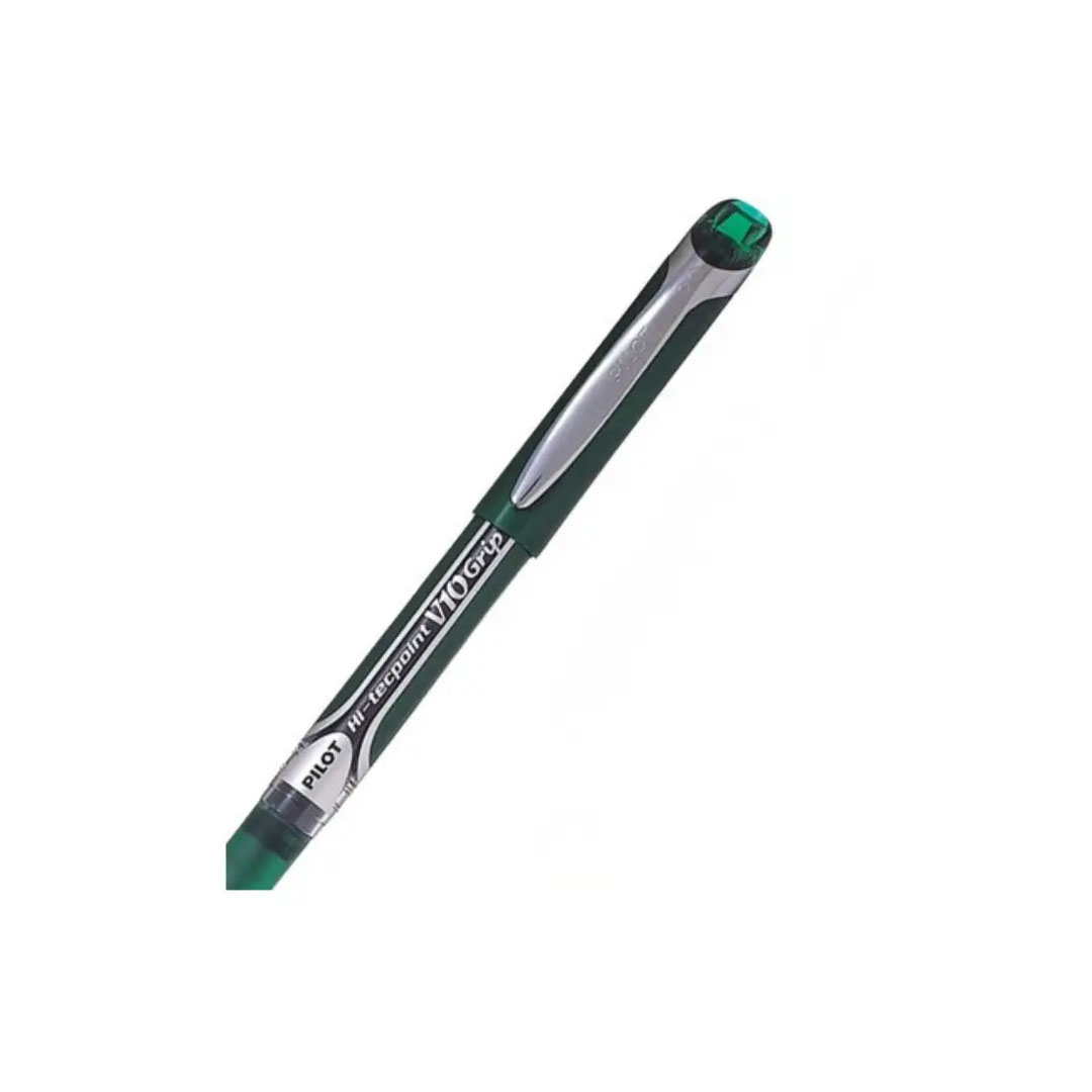 Pilot Hi-Tecpoint V10 Grip Liquid Ink Pen 1.0mm Tip, Green, Made in Japan Price in Jordan Pilot Hi-Tecpoint V10 Grip Liquid Ink Pen 1.0mm Tip, Green, Made in Japan - Buy Online in Jordan | OfficeJo
