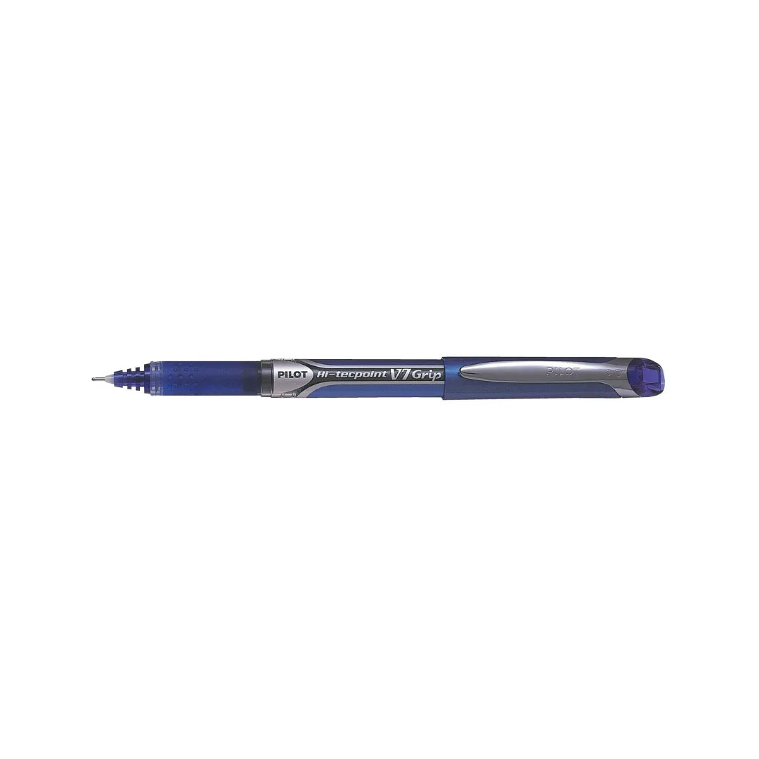 Pilot Hi-Tecpoint V7 Grip Liquid Ink Pen 0.7mm Tip, 0.5mm Fine Line, Blue Price in Jordan Pilot Hi-Tecpoint V7 Grip Liquid Ink Pen 0.7mm Tip, 0.5mm Fine Line, Blue - Buy Online in Jordan | OfficeJo