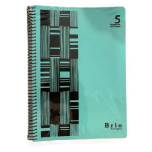 Bassile PolyPro 5 Subject Spiral Notebook 200 Sheets, 18.5x26cm, Water Resistant Cover Price in Jordan Bassile PolyPro 5 Subject Spiral Notebook 200 Sheets, 18.5x26cm, Water Resistant Cover - Buy Online in Jordan | OfficeJo