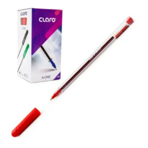 Claro A-One Ballpoint Pens Pack of 50, Red 0.7mm Tip, Quick Dry, Smudge Free Price in Jordan Claro A-One Ballpoint Pens Pack of 50, Red 0.7mm Tip, Quick Dry, Smudge Free - Buy Online in Jordan | OfficeJo
