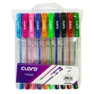 Claro Technik Colored Pen Pack of 10, Low Viscosity Ink, Non-toxic, Silver Nickel Tip - Buy Online in Jordan | OfficeJo
